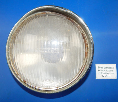 CEV 0123/LA-59 HEADLIGHT RIM BEZEL INNOCENTI GLASS LENS REFLECTOR SCOOTER MOPED - MotoRaider