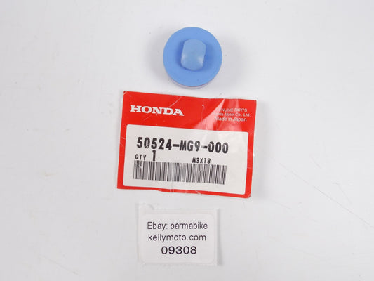 NOS OEM HONDA 1995 CB1000 1989-1990 CB400 RUBBER, STAND STOPPER 50524-MG9-000 - MotoRaider