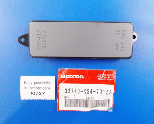 OEM HONDA 1987-1995 CN250 REFLECTOR "NH-204" 33740-KS4-701ZA | 33740KS4701ZA - MotoRaider