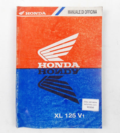 HONDA XL 125 V1 SERVICE MANUAL REPAIR BOOK ITALIAN - MotoRaider