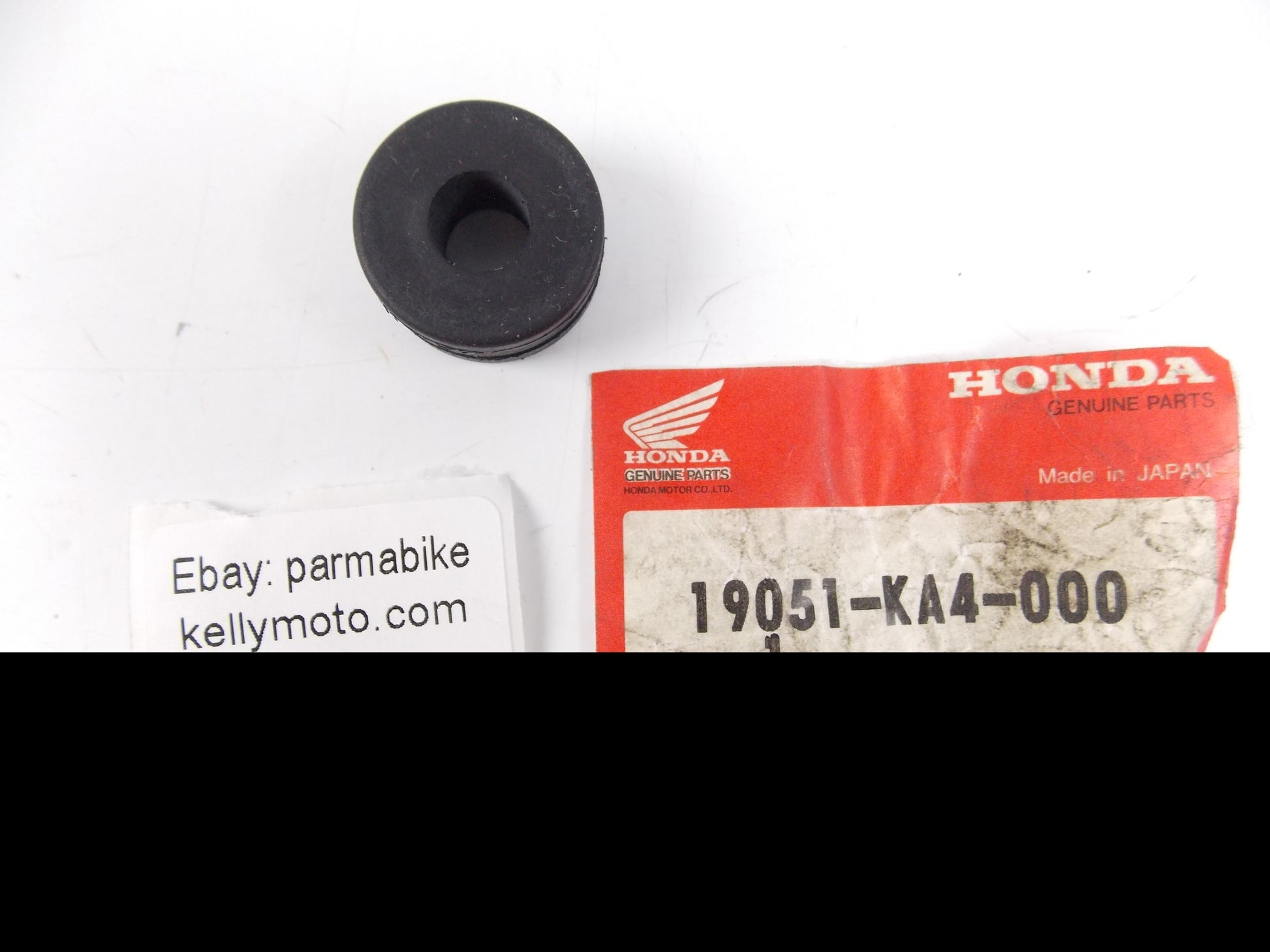 HONDA CB500/CBR600/CBR900/GL1200/VT750 RUBBER RADIATOR MOUNTING 19051-KA4-000 - MotoRaider