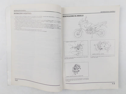 HONDA XL 125 V1 SERVICE MANUAL REPAIR BOOK ITALIAN - MotoRaider