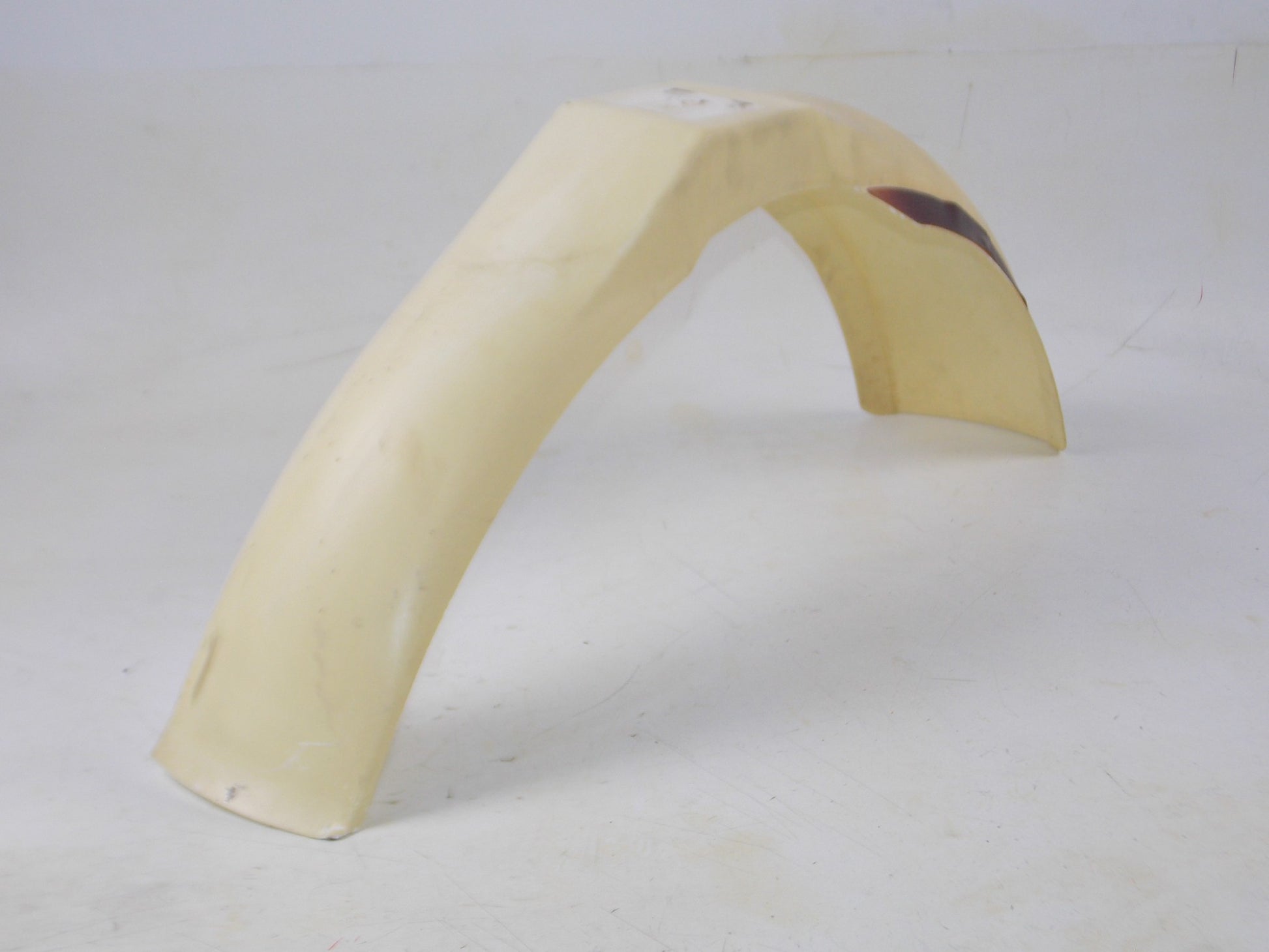 1974 HUSQVARNA WR 400 MUD GUARD FRONT FENDER PRESTON MX VINTAGE WHITE - MotoRaider