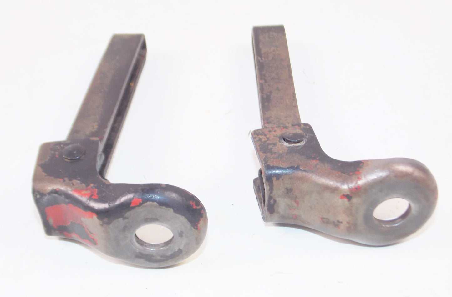 1959 GILERA GIUBILEO 98cc PASSENGER REAR FOOT PEGS + BOLTS - MotoRaider