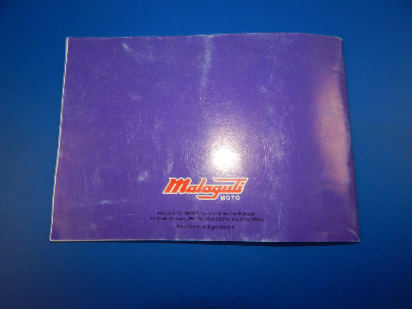 MALAGUTI GRIZZLY 10 12 OWNER MANUAL MAINTENANCE BOOK ITALIAN MINI CROSS MORINI - MotoRaider