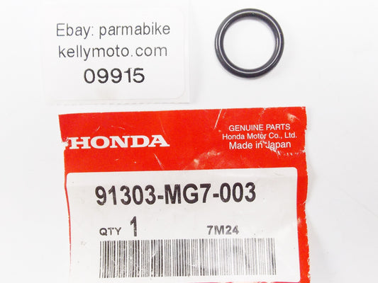 NOS OEM HONDA XR/XL/VF/VT/ATC/CH/AC/CB/AW O-RING 13.8x2.5 91303-MG7-003 - MotoRaider