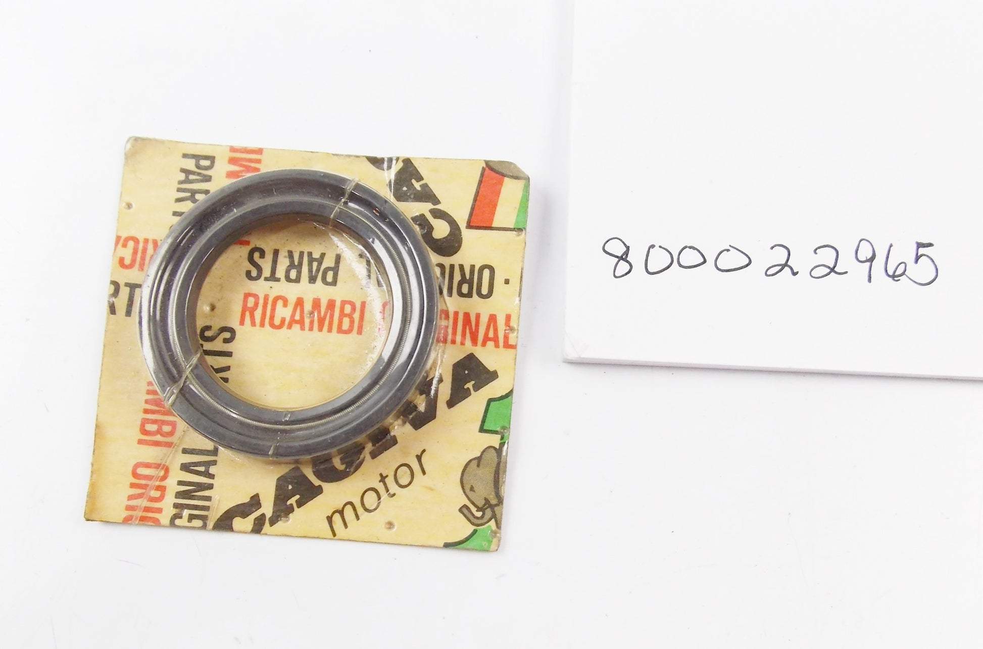 NOS OEM CAGIVA 1984 ALETTA ELECTRA REAR WHEEL SEAL RING 800022965 - MotoRaider