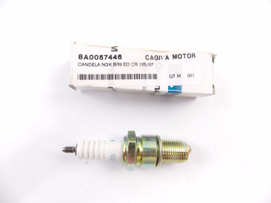 NOS OEM CAGIVA 2000-2009 HUSQVARNA CR WR 125 SPARK PLUG NGK BR9EG 8A0057446 - MotoRaider