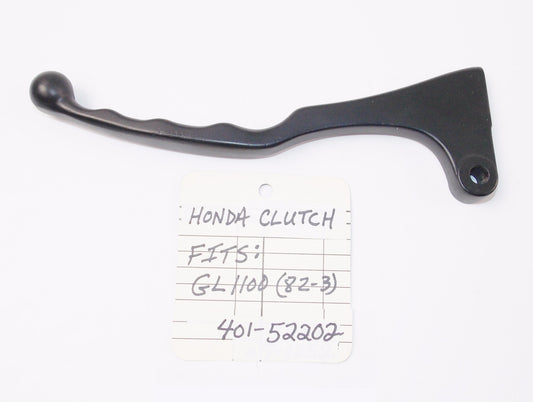 CLUTCH LEVER HONDA ALUMINUM BLACK POWDERCOAT 1982-1983 GL1100 401-52202 - MotoRaider