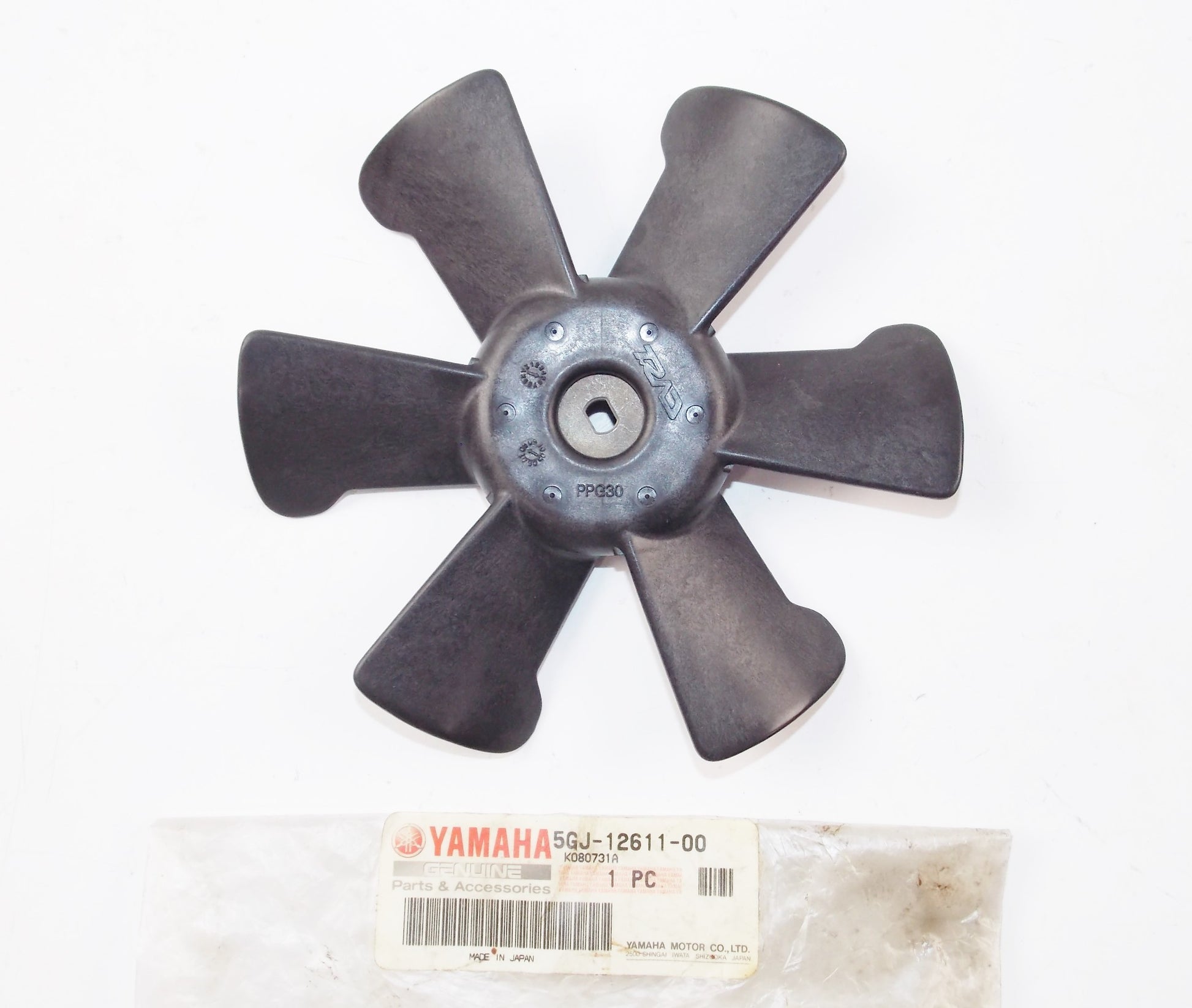 NOS OEM YAMAHA 2001-2002-2003 XP500 RADIATOR COOLING FAN PROPELLER 5GJ-12611-00 - MotoRaider