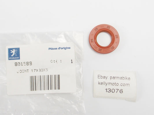 OEM PEUGEOT 2009 LUDIX 14 PRO/2011 FIGTH 3 A CRANKCASE OIL SEAL 17X30X5 #801589 - MotoRaider