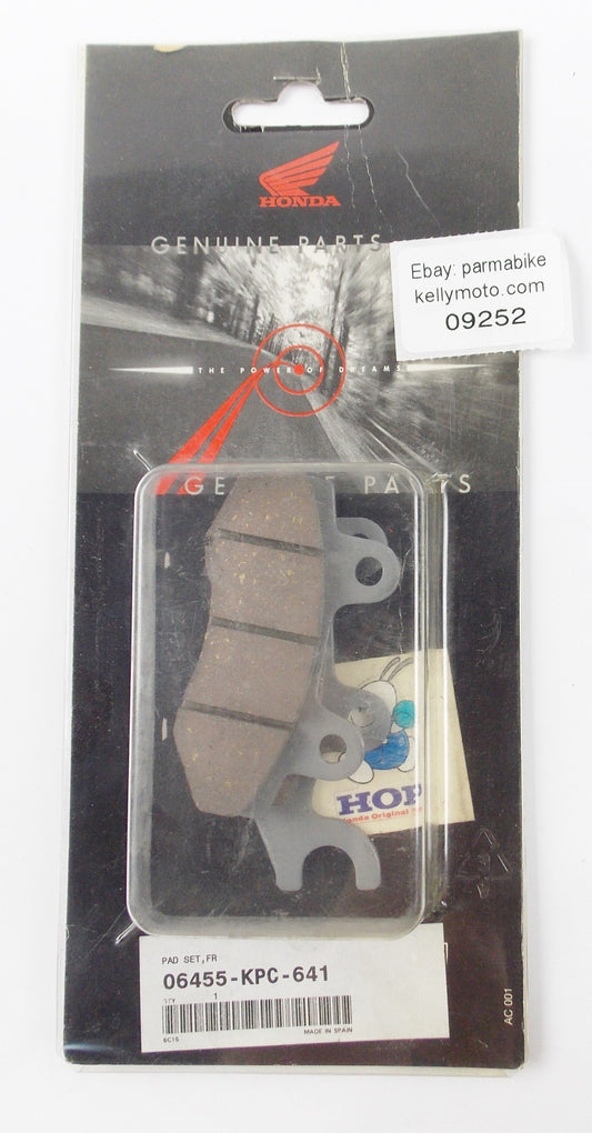 NOS OEM 2007-2011 HONDA XL125 VARADERO FRONT BRAKE PADS 06455-KPC-641 - MotoRaider