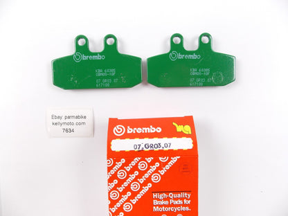 NOS OEM BREMBO 1995 EX100 SJ5O 1999 125CC FRONT BRAKE PADS 07GR0307 - MotoRaider