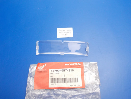 OEM HONDA 1996-2001 SH50 1996-2001 SH100 LENS LICENSE 33703-GBY-910 |33703GBY910 - MotoRaider