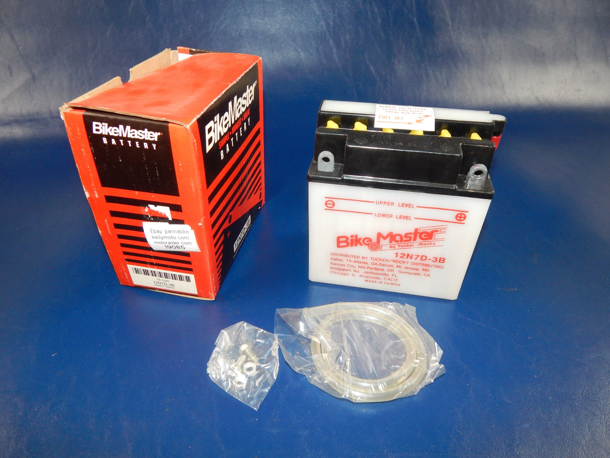 BIKE MASTER MOTORCYCLES BATTERY 12N7D-3B SNOWMOBILE QUAD MOPED ATV - MotoRaider