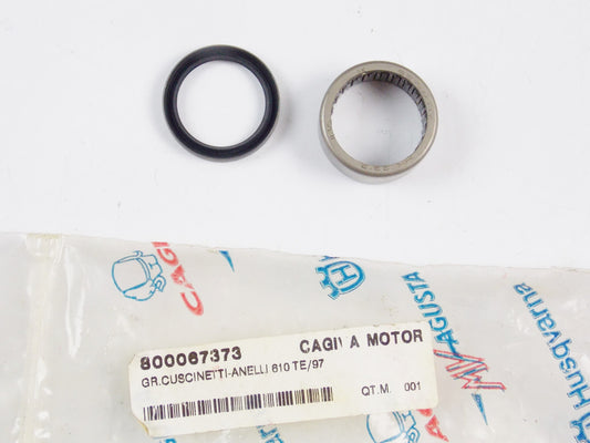 OEM CAGIVA HUSQVARNA 1992 TE-TC610 SWING ARM BEARING AND SEAL RING SET 800067373 - MotoRaider