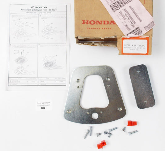 NOS OEM HONDA SH 125 150 TOP BOX CARRIER PLATE RACK ATTACHMENT 08Z51-KPR-AT29L - MotoRaider