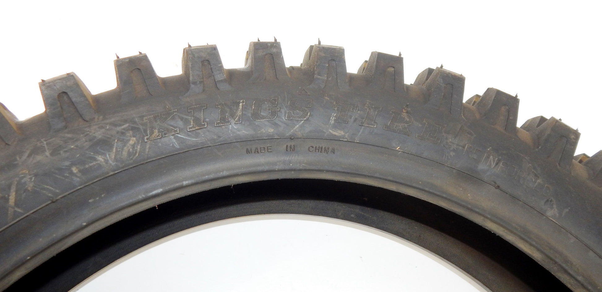 KINGS TIRE REAR WHEEL TIRE 460 x 17 MOTOCROSS ENDURO YAMAHA KAWASAKI BULTACO KTM - MotoRaider