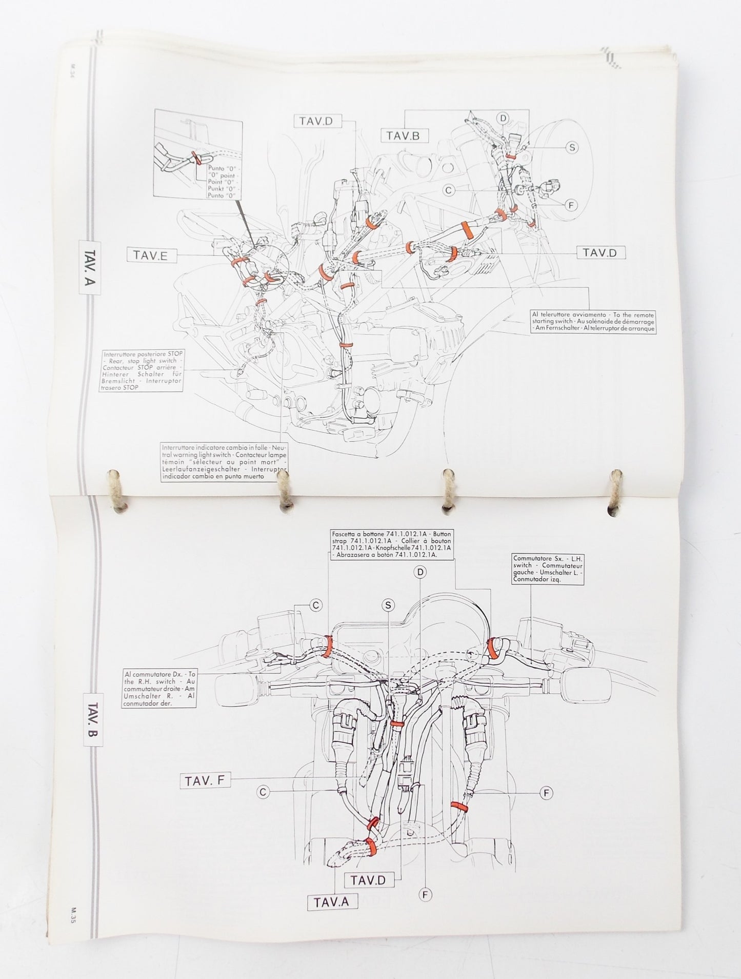 1993 DUCATI MONSTER M 600 CHASSIS MOTOR WORKSHOP MANUAL BOOK REPAIR MAINTENANCE - MotoRaider