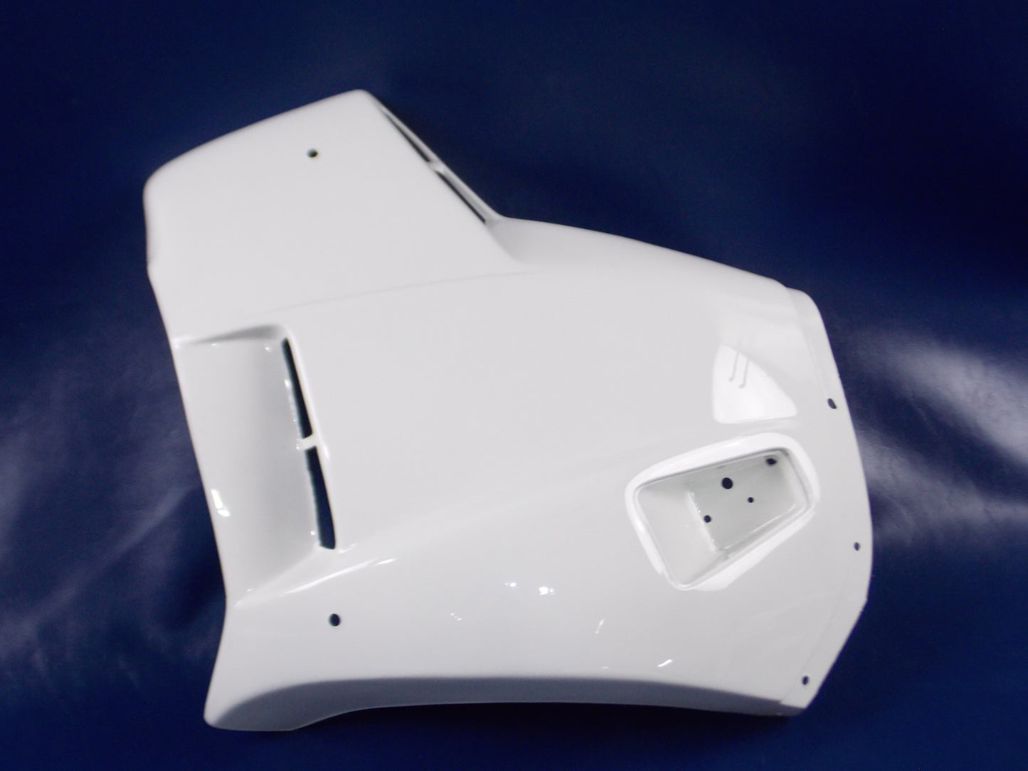 STILMOTOR FRONT FAIRING SIDE PANELS PAINTED WHITE 1987 SUZUKI DR PARIS-DAKAR - MotoRaider