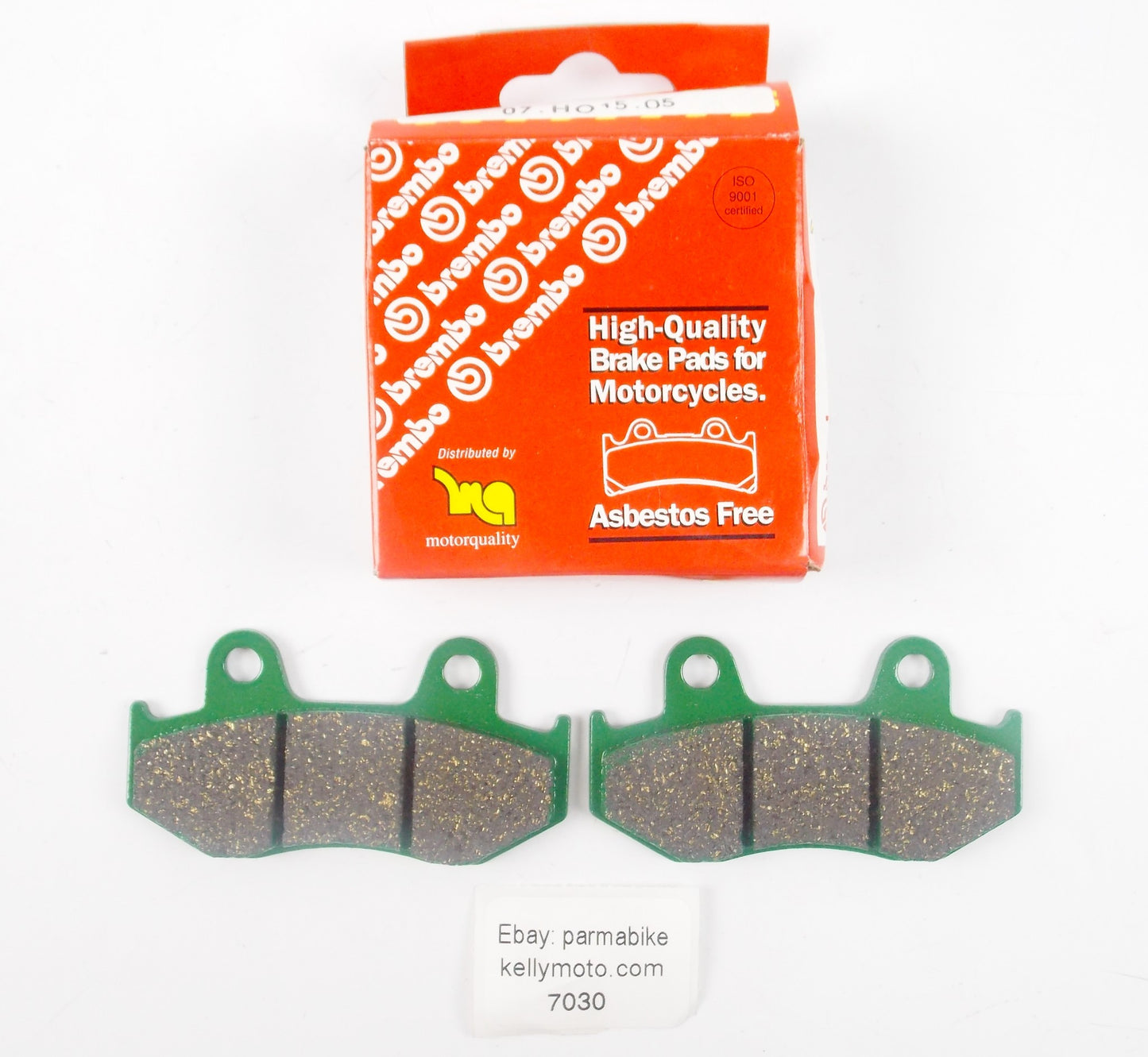 NOS 1983-1987 BREMBO PAIR BRAKE PADS HONDA 600 XR R 07.HO15.05 - MotoRaider