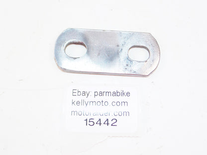 1974 HUSQVARNA WR 400 EXHASUT MUFFLER MOUNT BRACKET PLATE ALUMINUM - MotoRaider