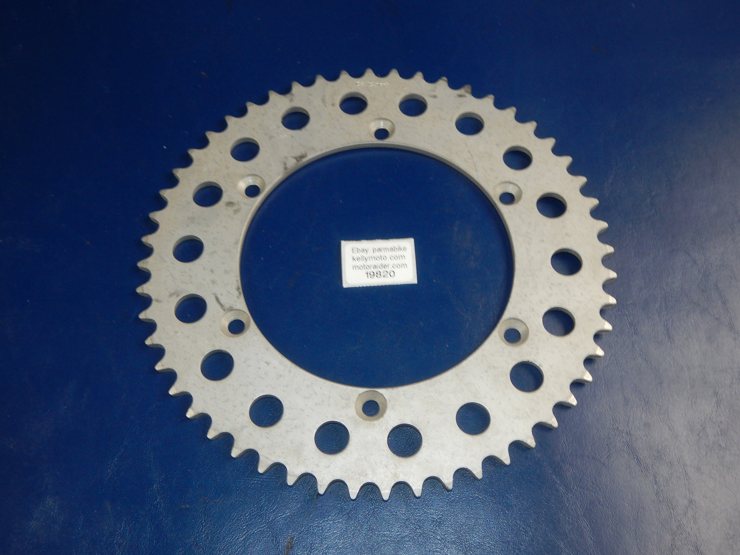 CAGIVA 52T REAR WHEEL SPROCKET ALUMINUM DUCATI MORINI HUSQVARNA VINTAGE - MotoRaider