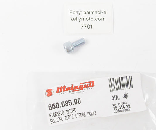 NOS OEM MALAGUTI CENTRO 160/4T BLOG125/4T I.E. EURO 3 SCREW M6X12 650.085.00 - MotoRaider