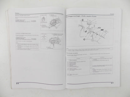 COPY 1999 HONDA VFR750FL WORKSHOP MANUAL REPAIR BOOK  ITALIAN - MotoRaider