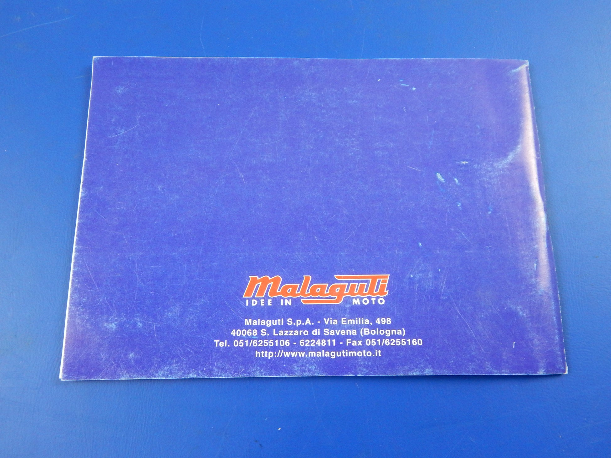 MALAGUTI GRIZZLY 10 12 OWNER MANUAL MAINTENANCE BOOK ITALIAN MINI MOTOCROSS - MotoRaider