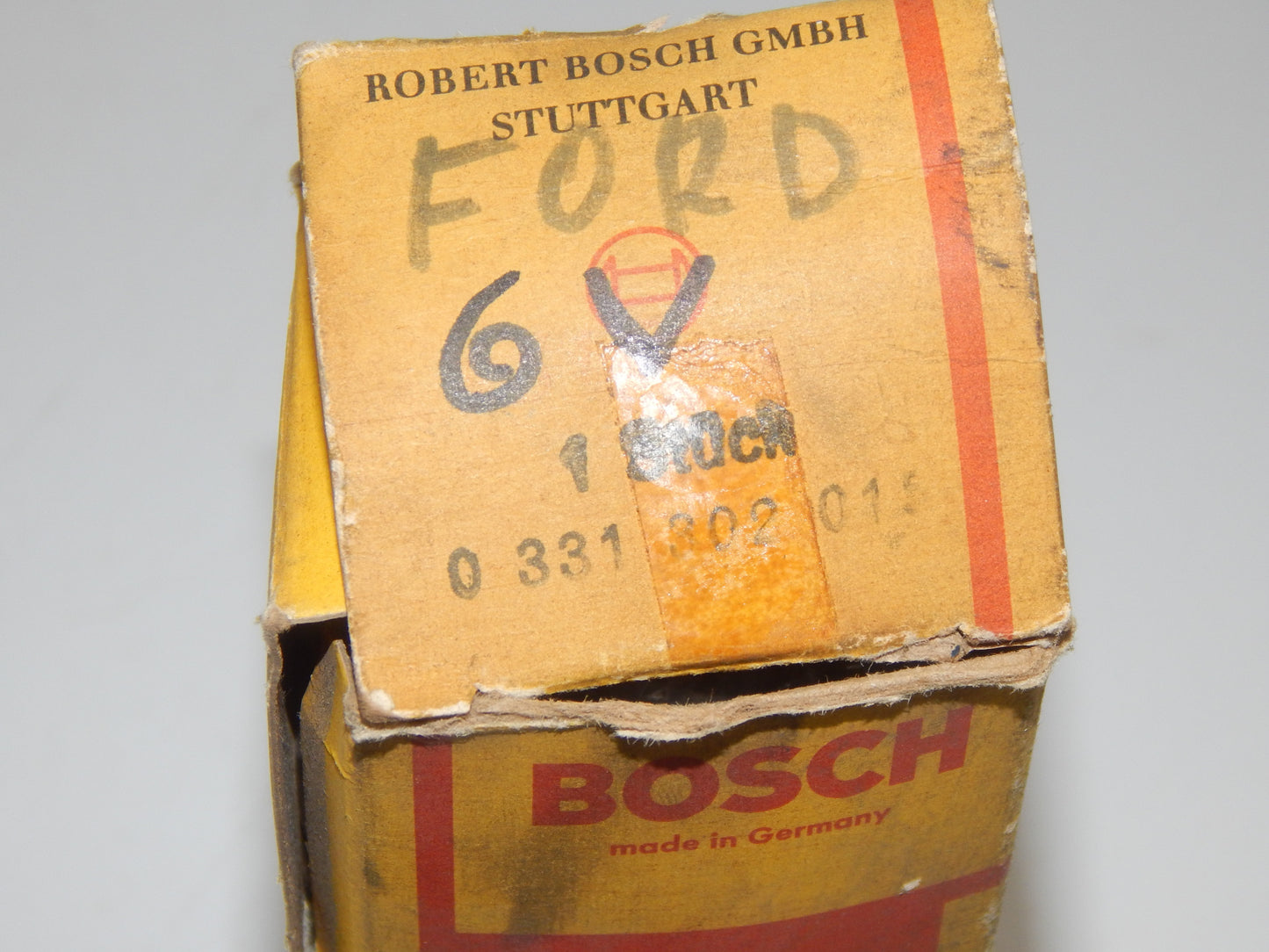 BOSCH ENGAGING RELAY 6 VOLTS FORD (UE) 0.331.302.015 ESCORT CAPRI FIESTA TAUNUS - MotoRaider