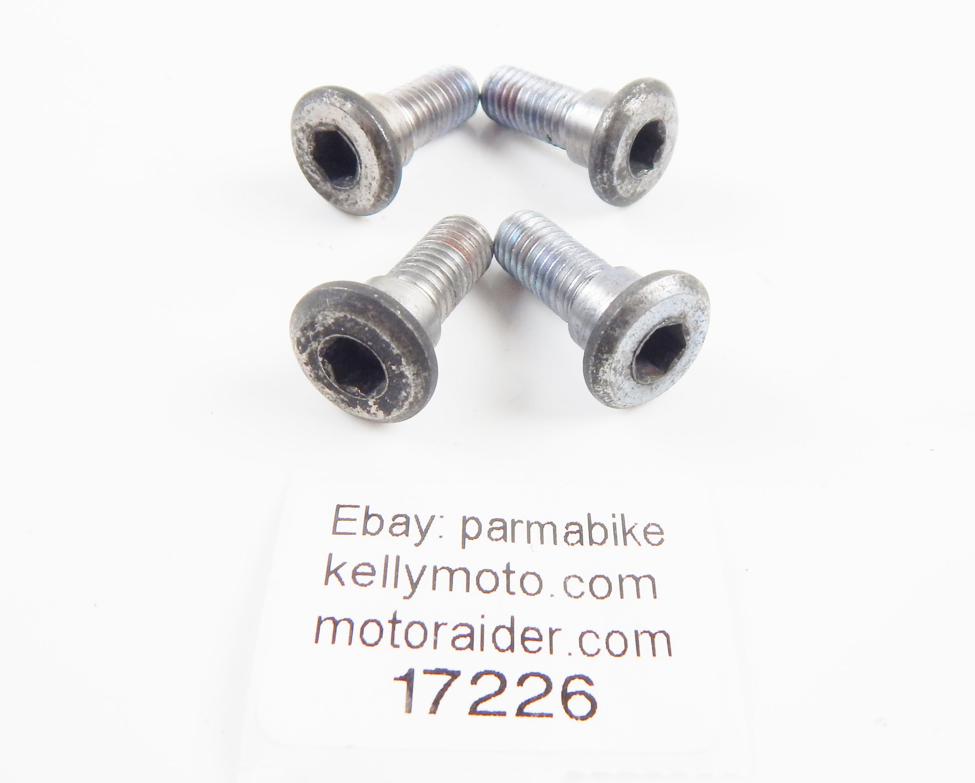 OEM HONDA 20004 CBR1000RR BRAKE DISK BOLT 90105-MBB-000 (SET OF 4) - MotoRaider