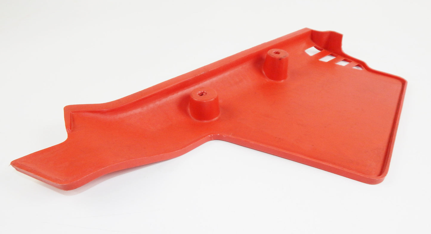 1984-1985 AIM ENDURO 50 ZEC RIGHT LEFT FRAME SIDE COVER PANEL NUMBER PLATE RED - MotoRaider