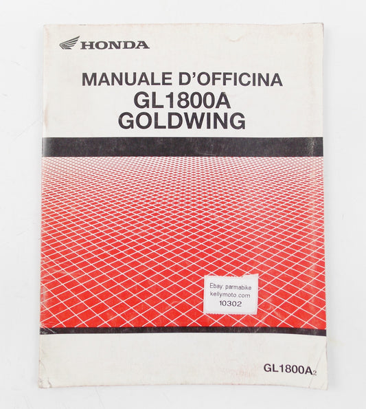 HONDA GL1800-A2 GOLDWING WORKSHOP MANUAL REPAIR ELECTRICAL SERVICE BOOK ITALIAN - MotoRaider