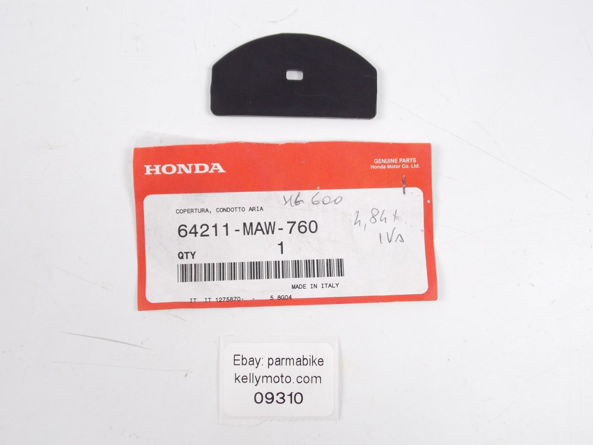 NOS OEM HONDA 1997-1999 XL600 COVER AIR DUCT 64211-MAW-760 - MotoRaider