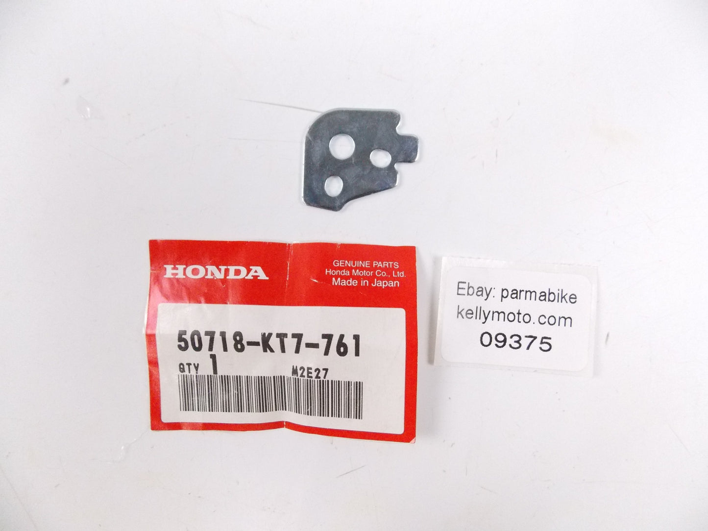 NOS OEM HONDA 2003-2009 CB1300 PASSENGER FOOT PEG STAND PLATE 50718-KT7-761 - MotoRaider