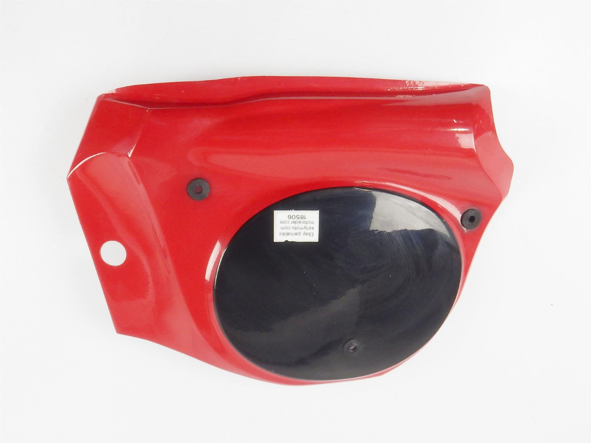 ZUNDAPP RICKMAN 125 FRAME CHASSIS AIR BOX RED LEFT PANEL PLATE COVER FIBERGLASS - MotoRaider