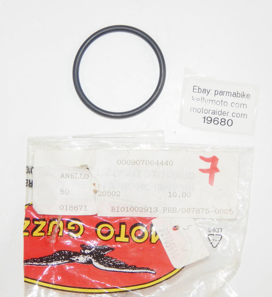 OEM MOTO GUZZI V7 V9 MOTOR ENGINE OIL FILTER O-RING SEAL GASKET GU90706444 - MotoRaider