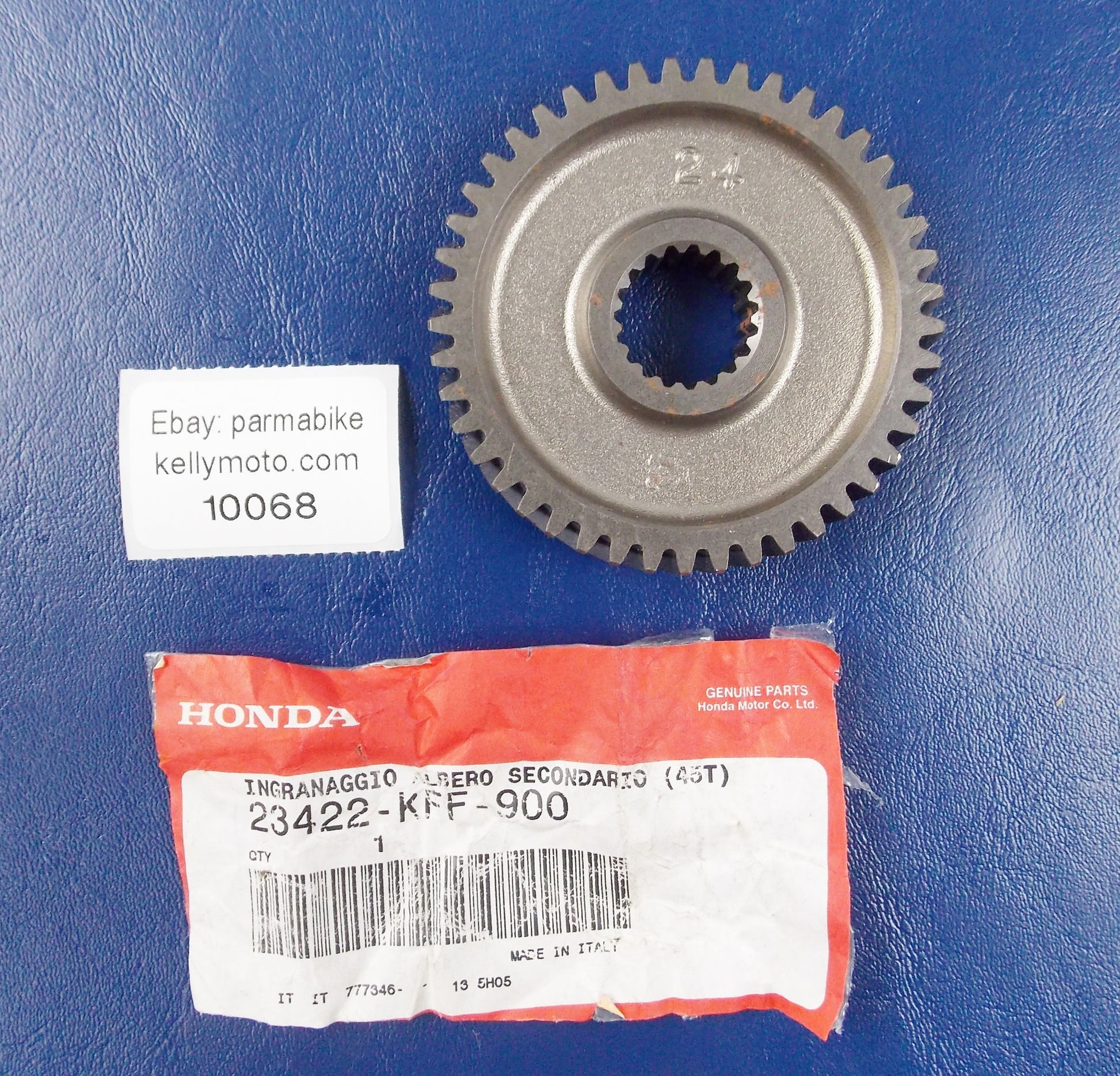 NOS OEM HONDA FES150 2001 COUNTER 45T GEAR TRANSMISSION 23422-KFF-900 - MotoRaider