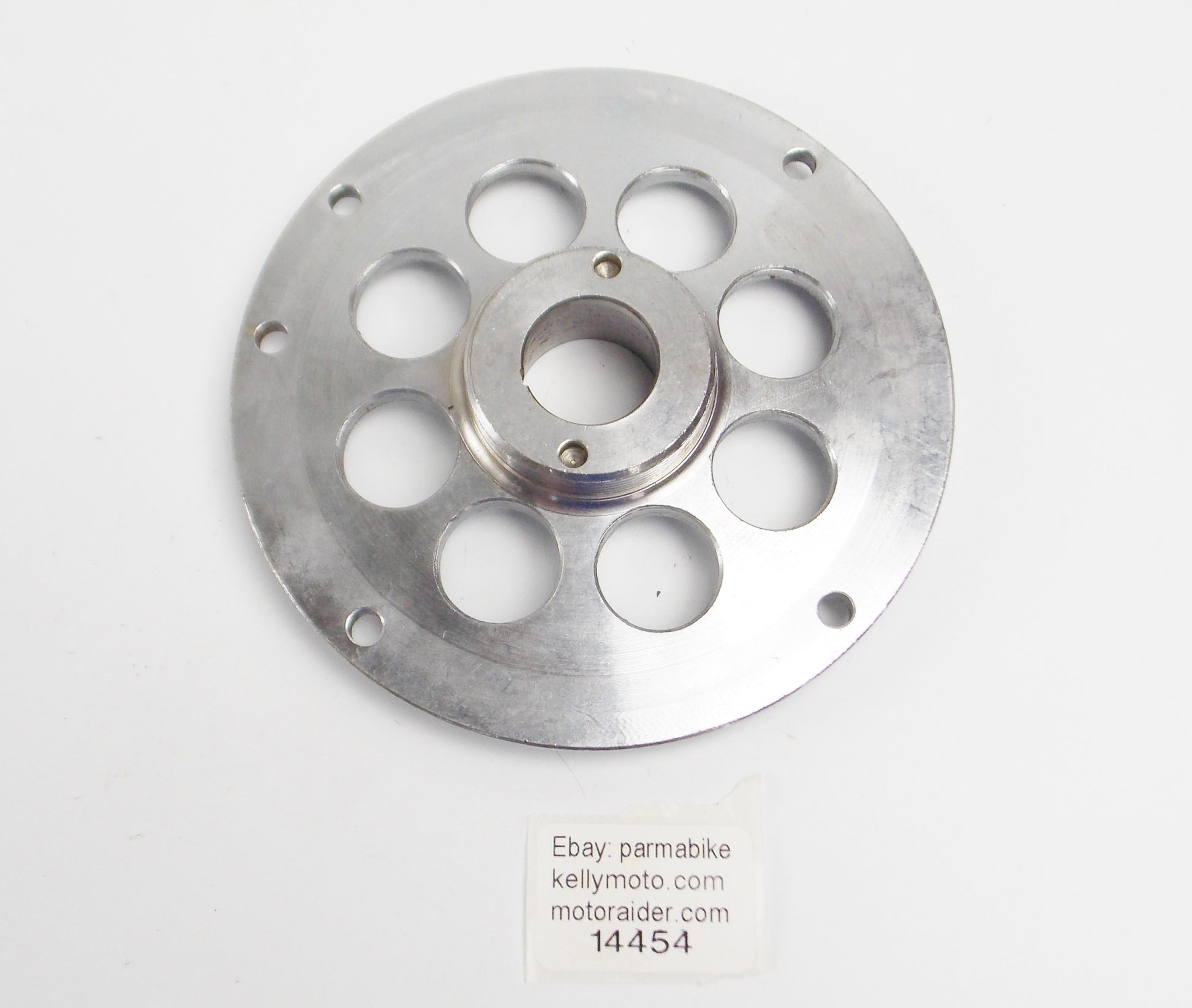 LAVERDA MOTOR ENGINE IGNITION FLYWHEEL PLATE FLANGE D=133mm CENTER HOLE=24mm - MotoRaider