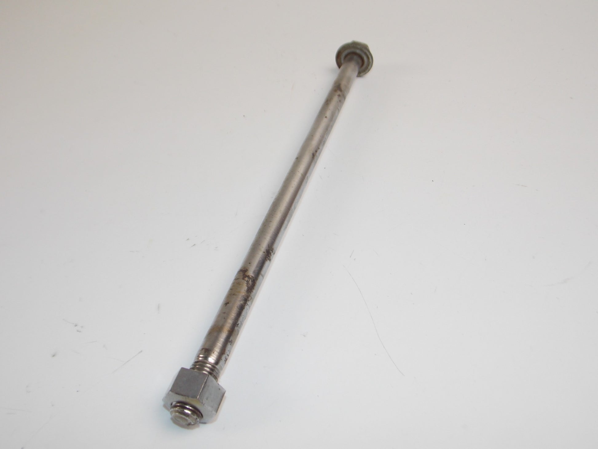 1969 HONDA DREAM CA150 FRAME CHASSIS SWING ARM SWIVEL NUT BOLT AXLE - MotoRaider