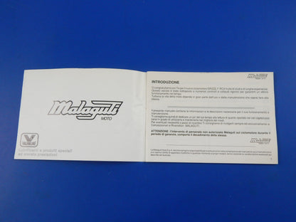 MALAGUTI GRIZZLY 10 12 4M OWNER MANUAL MAINTENANCE BOOK ITALIAN MINI MOTOCROSS - MotoRaider