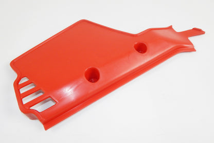 1984-1985 AIM ENDURO 50 ZEC RIGHT LEFT FRAME SIDE COVER PANEL NUMBER PLATE RED - MotoRaider