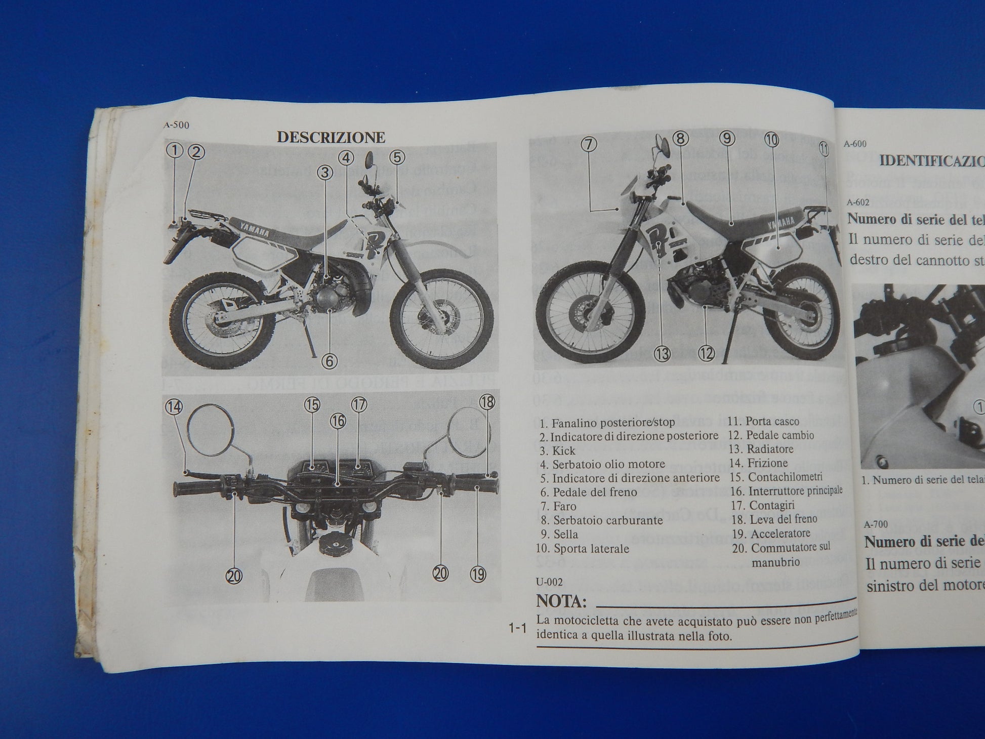 1989 YAMAHA DT125R USER OWNER MANUAL BOOK  3PY-F8199-WO VINTAGE - MotoRaider