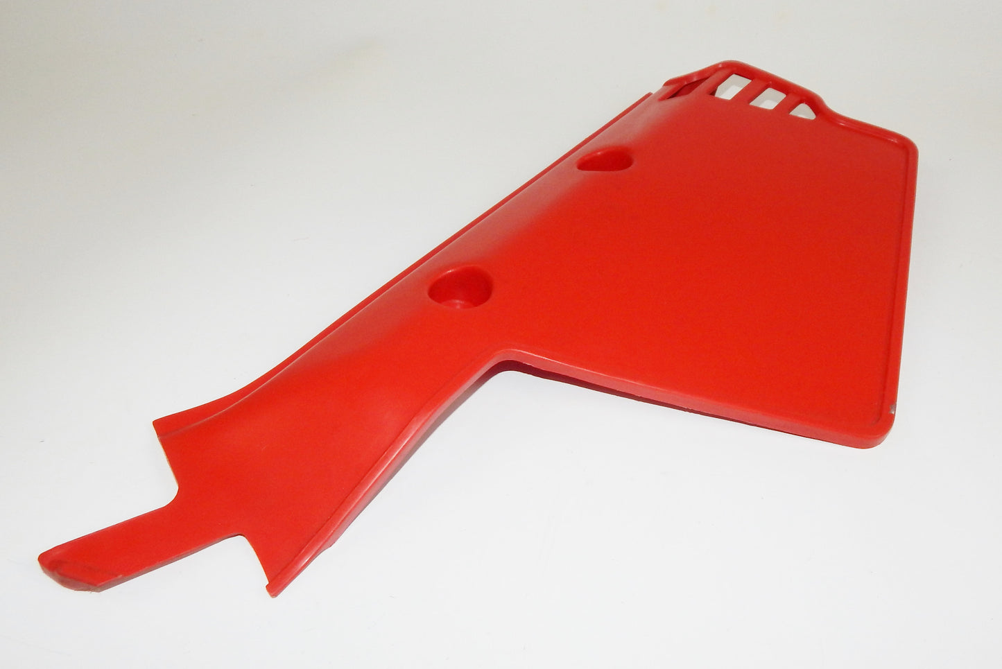 1984-1985 AIM ENDURO 50 ZEC RIGHT LEFT FRAME SIDE COVER PANEL NUMBER PLATE RED - MotoRaider