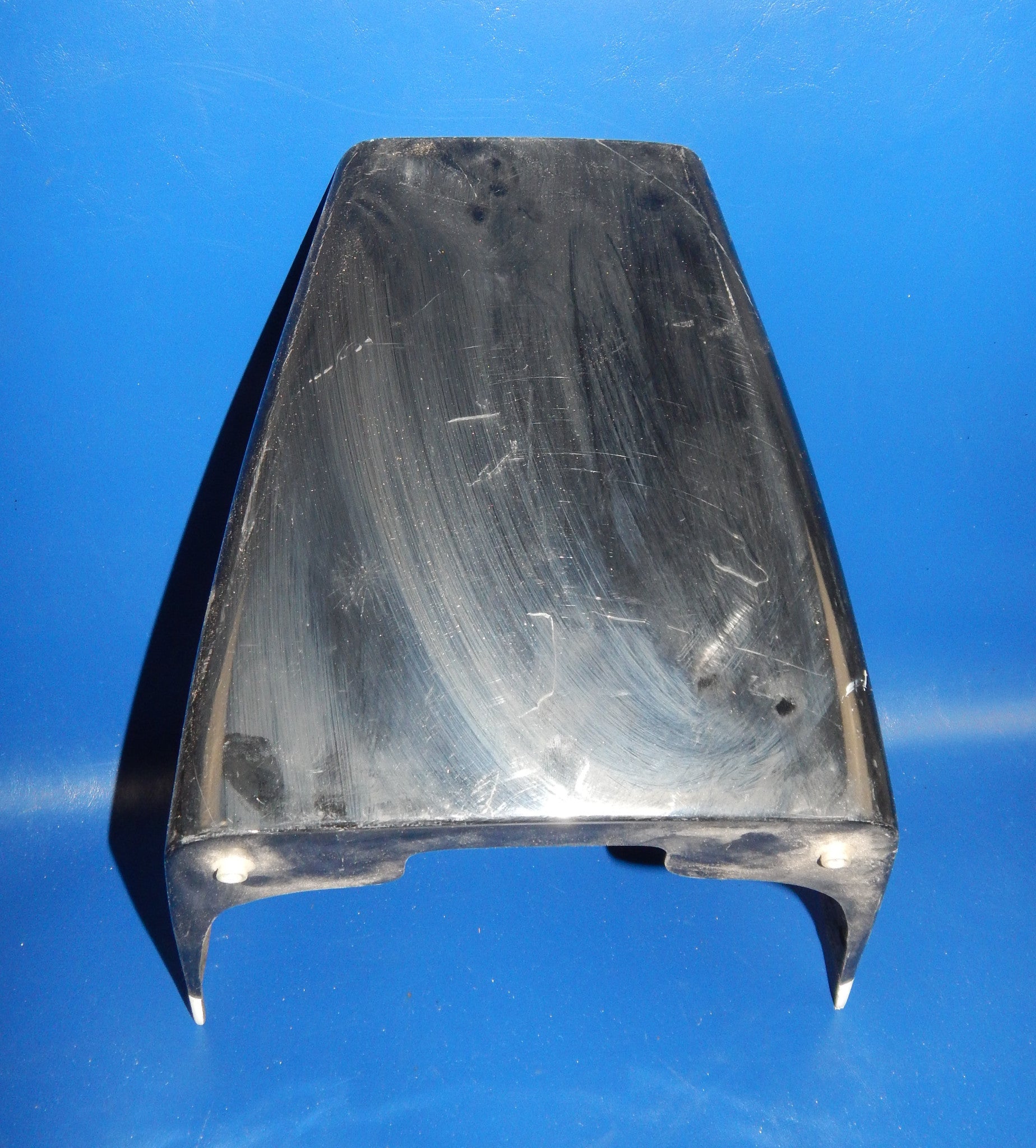 1970's MOTORCYCLE FIBERGLASS TAIL SECTION SEAT FAIRING COWLING BLACK RACING CAFÉ - MotoRaider