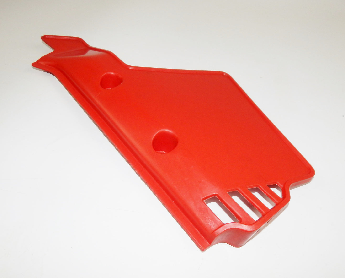 1984-1985 AIM ENDURO 50 ZEC RIGHT LEFT FRAME SIDE COVER PANEL NUMBER PLATE RED - MotoRaider