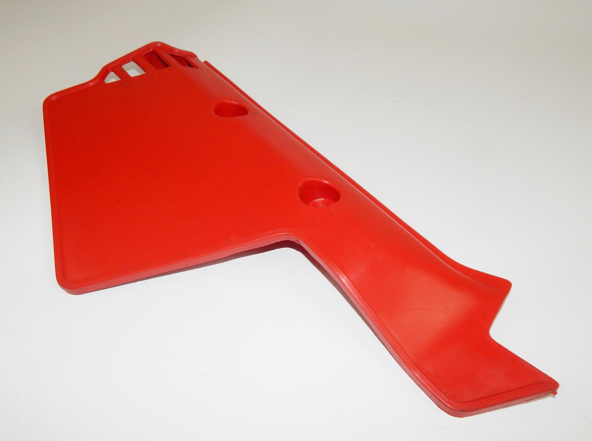 1984-1985 AIM ENDURO 50 ZEC RIGHT LEFT FRAME SIDE COVER PANEL NUMBER PLATE RED - MotoRaider