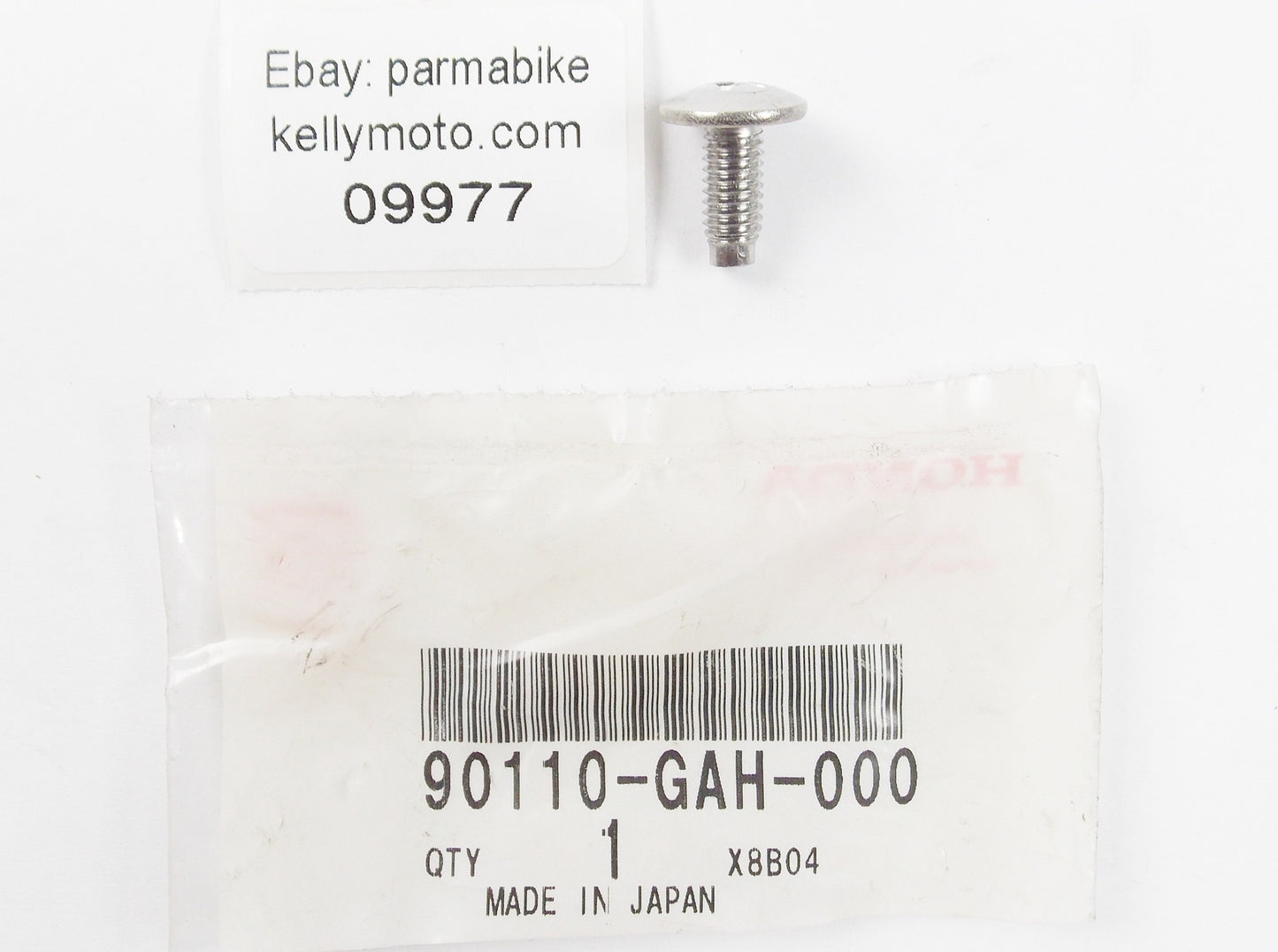 NOS OEM HONDA 2010 NHX110 2013-2015 NCH50 SCREW, SPECIAL (6X14) 90110-GAH-000 - MotoRaider