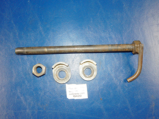 '80s HUSQVARNA REAR WHEEL PIN BOLT AXLE L=250mm D=15mm VINTAGE MOTOCROSS ENDURO - MotoRaider